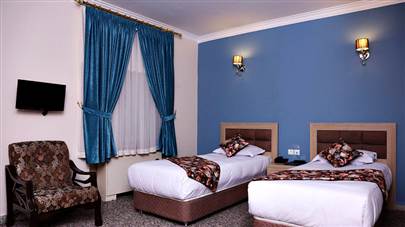 اتاق دو تخته تویین هتل هالی تهران اتاق دو تخته تویین هتل هالی تهران